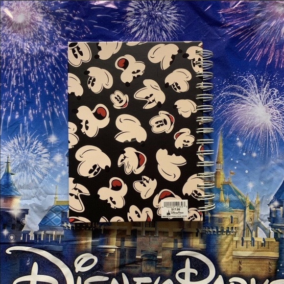 New Disney Mickey Mouse Spiral Notebook Journal - Picture 2 of 4